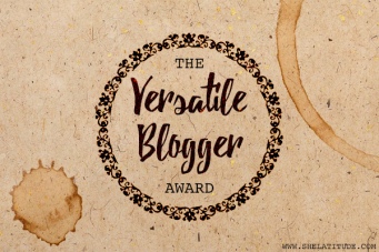 Versatile blogger award